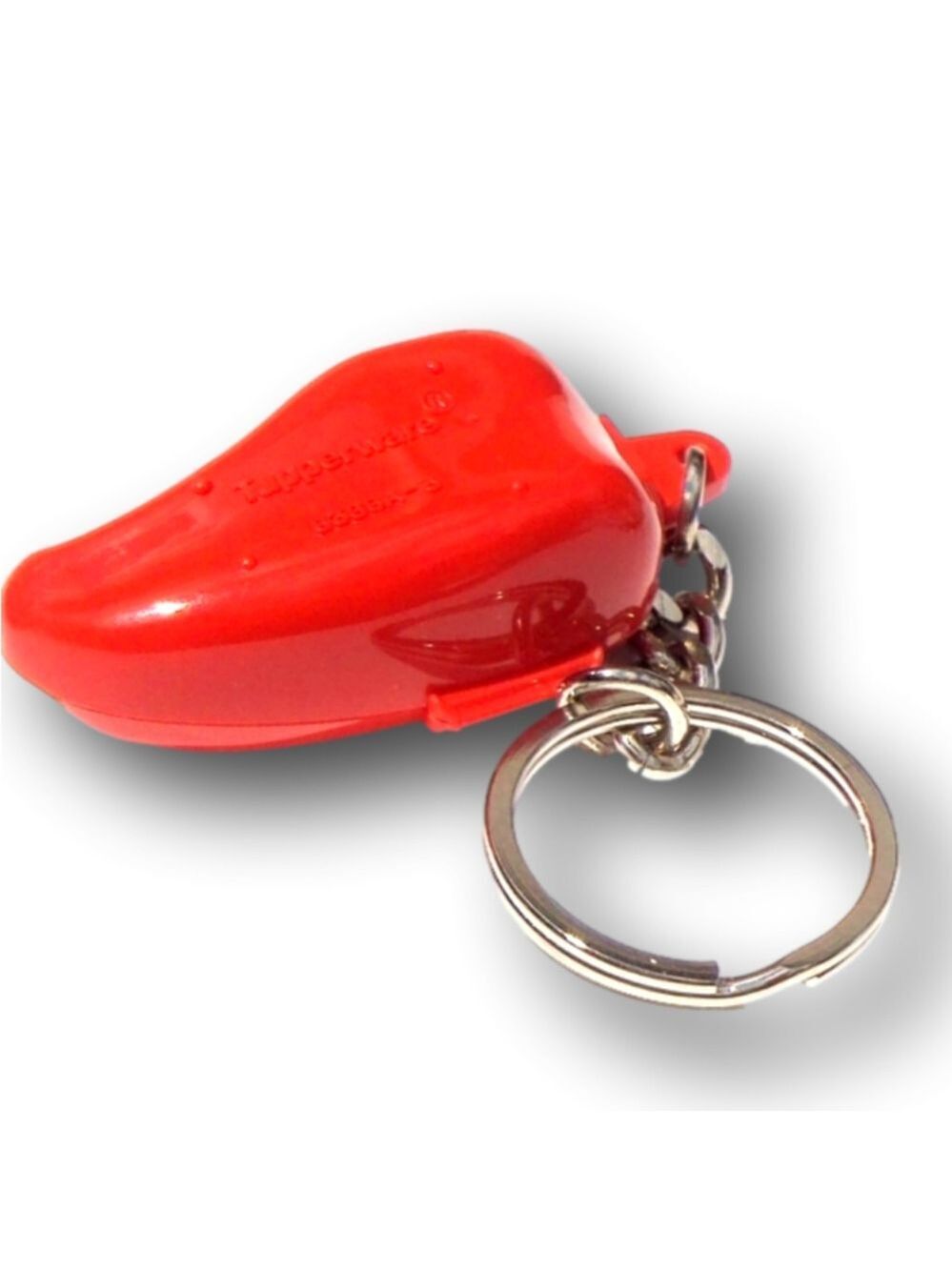 Tupperware Red Chilli Pepper Keeper Keychain